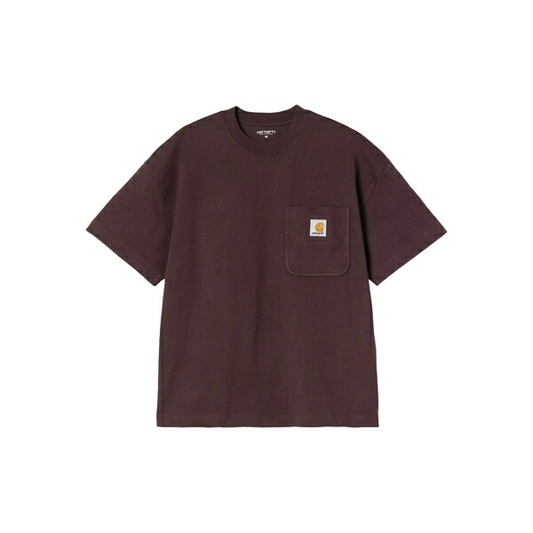 カーハート メンズ Tシャツ トップス S/s work pocket t-shirt Brown｜asty