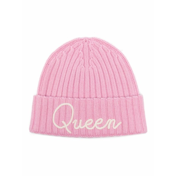 エムシーツーセイントバース レディース かぶり笠 付属品 Wengen beanie Pink