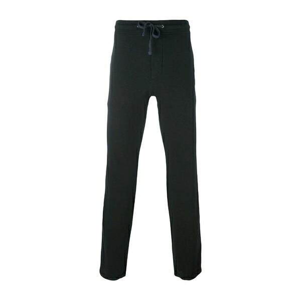 ジェームス パース メンズ カジュアルパンツ ボトムス Drawstring-waist track pants Black|asty