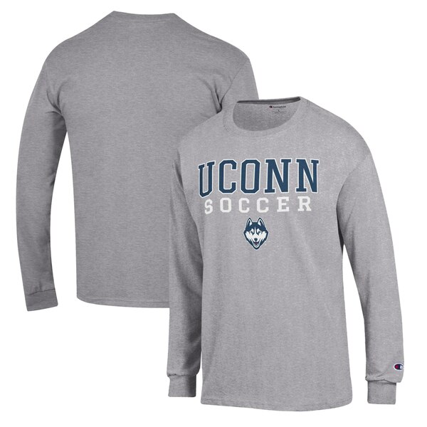 リアル チャンピオン メンズ Tシャツ トップス UConn Huskies Champion
