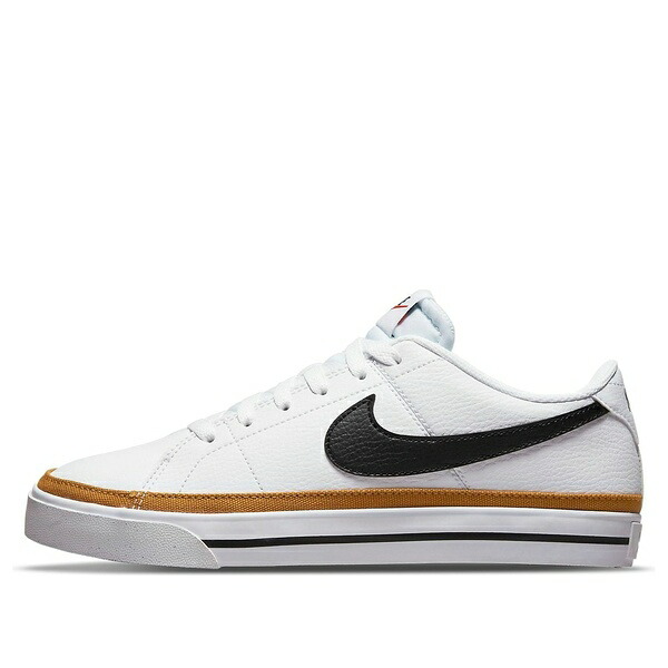Nike ナイキ レディース スニーカー Black/White 【(WMNS) Nike Court Legacy Next Nature \u0027White Desert Ochre\u0027 DH3161-100】  大きさ US_7.5(24.5糎)