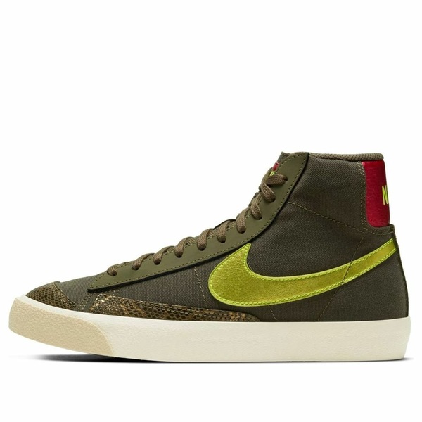 Nike ナイキ レディース スニーカー Olive Green 【(WMNS) Nike Blazer Mid '77 'Olive Snakeskin' CZ0462-200】 サイズ US_W_11.5｜asty
