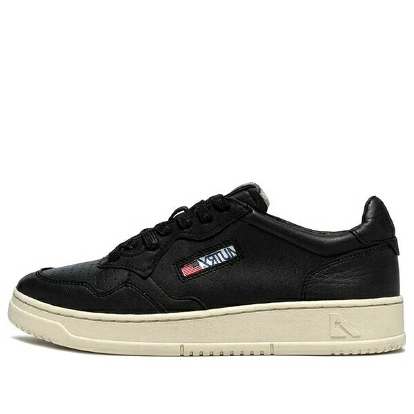 AUTRY オートリー メンズ スニーカー  【Autry Medalist Goat Leather Low \u0027Black\u0027 AULM-GG05】  大きさ US_6(24.0糎)