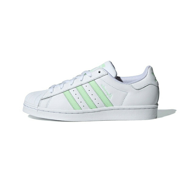 adidas アディダス レディース スニーカー 【(WMNS) adidas Originals Superstar 'White Green' IE3005】 サイズ US_8(25.0cm)｜asty