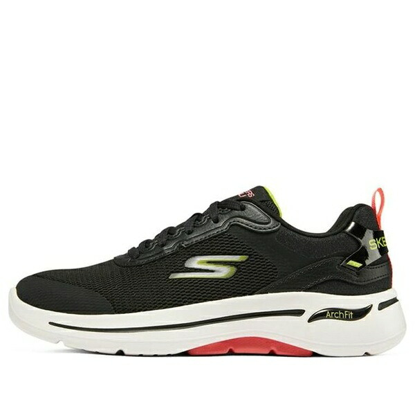 Skechers スケッチャーズ レディース スニーカー  【(WMNS) Skechers Go Walk Arch Fit \u0027Ocean Hori - Black Multicolor\u0027 124859-BKMT】  大きさ US_9(26.0糎)