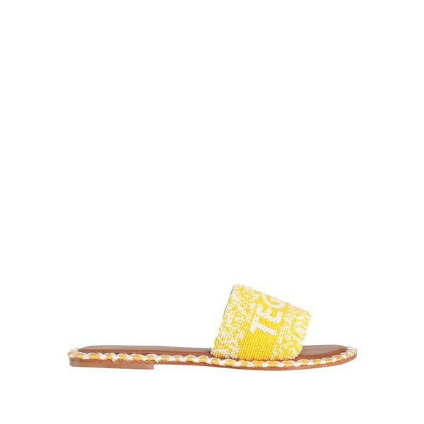 【送料無料】 デ シエナ レディース サンダル シューズ Sandals Yellow