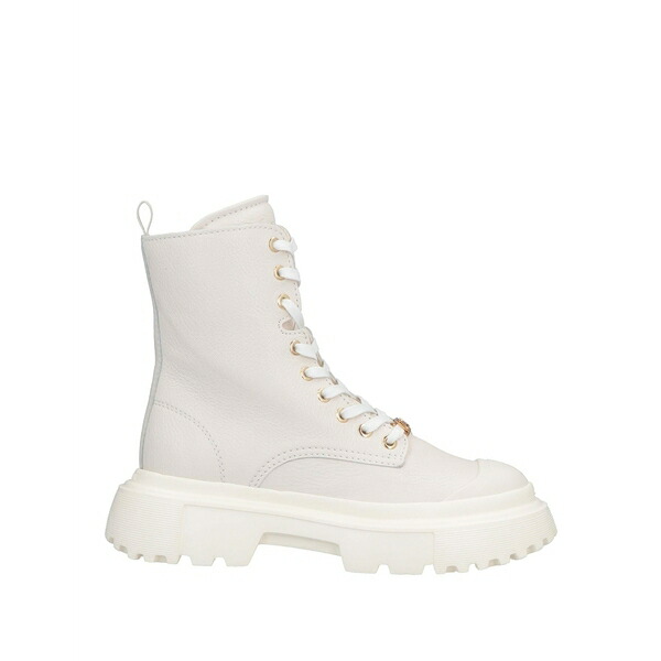 【送料無料】 ホーガン レディース ブーツ シューズ Ankle boots White