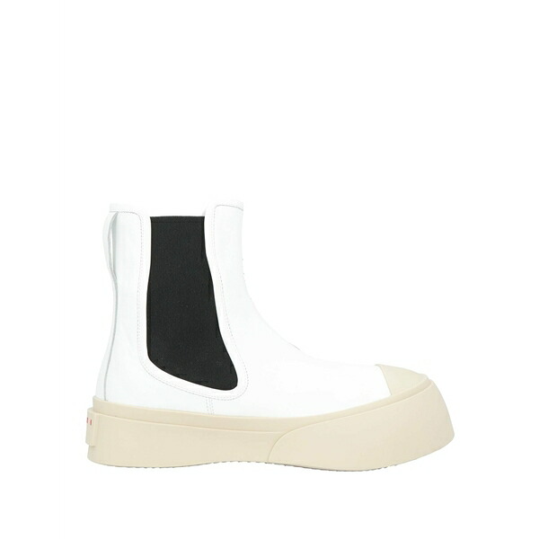 【送料無料】 マルニ レディース ブーツ シューズ Ankle boots White|asty