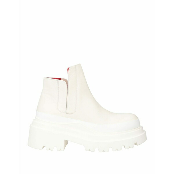 【送料無料】 プランシー レディース ブーツ シューズ Ankle boots White