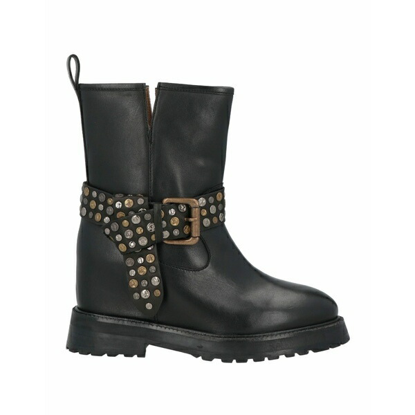 【送料無料】 エマヌエーレ ヴェー レディース ブーツ シューズ Ankle boots Black