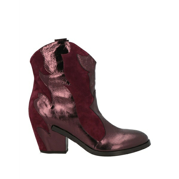 【送料無料】 デル カルロ レディース ブーツ シューズ Ankle boots Red