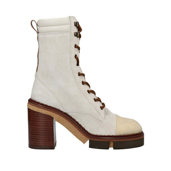 【送料無料】 ファビ レディース ブーツ シューズ Ankle boots White