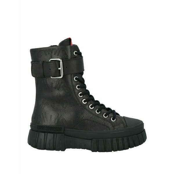 【送料無料】 モスキーノ レディース ブーツ シューズ Ankle boots Black 45,480円