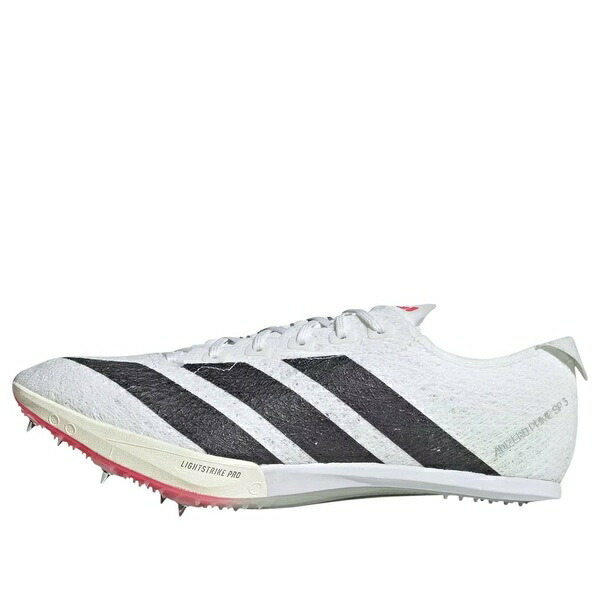 adidas アディダス メンズ スニーカー  【adidas Adizero Prime SP 3 Strung \u0027Cloud White Black Lucid Red\u0027 IH5801】  大いさ US_9.5(27.5糎) 靴-スニーカー-メンズ靴