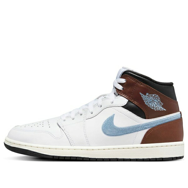 Jordan ジョーダン メンズ スニーカー  【Air Jordan 1 Mid SE \u0027Brown Blue Grey\u0027 FQ7831-142】  大いさ US_M_15 靴-メンズ靴-スニーカー