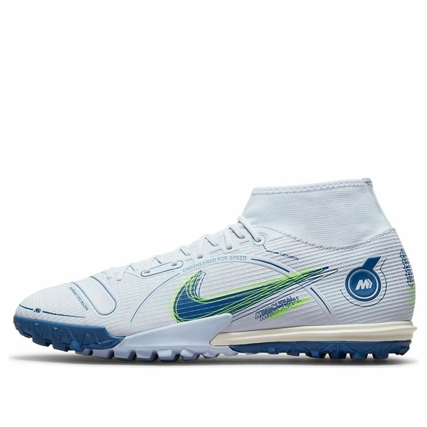 Nike ナイキ メンズ スニーカー 【Nike Mercurial Superfly 8 Academy TF 'Grey Light Marine' DJ2878-054】 サイズ US_6(24.0cm)｜asty 56,540円