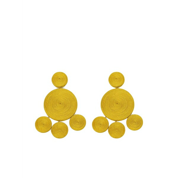 サイモンミラー レディース ピアス&イヤリング アクセサリー Deco circle earrings Yellow|asty