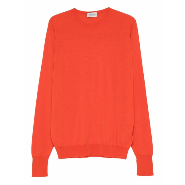 ジョンスメドレー メンズ 編み物\u0026プルオーバー アウター Marcus long-sleeve sweater Orange