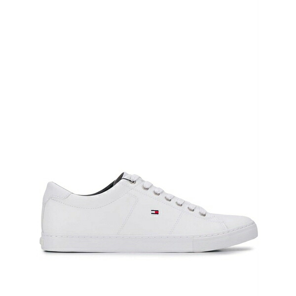 トミー ヒルフィガー メンズ スニーカー シューズ Low lace-up sneakers White
