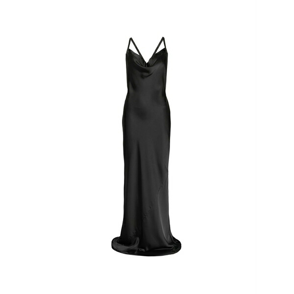 ノーマカマリ レディース 衣裳 トップス Cross-back bias-cut maxi dress Black