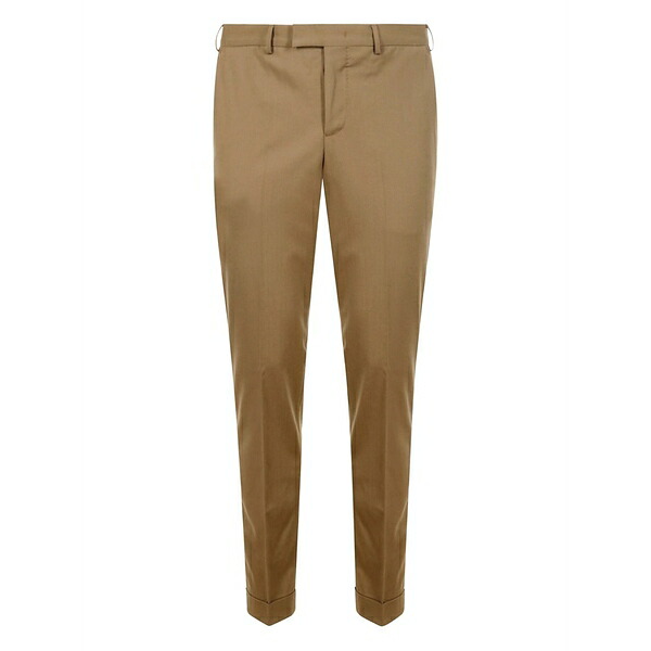 PTトリノ メンズ 心地好いズボン下 ボトムス Wool trousers Brown