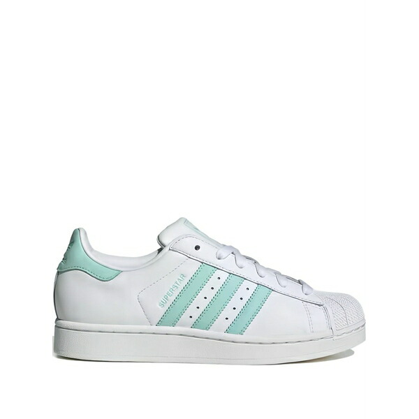 アディダス レディース スニーカー シューズ Superstar ii striped sneakers White