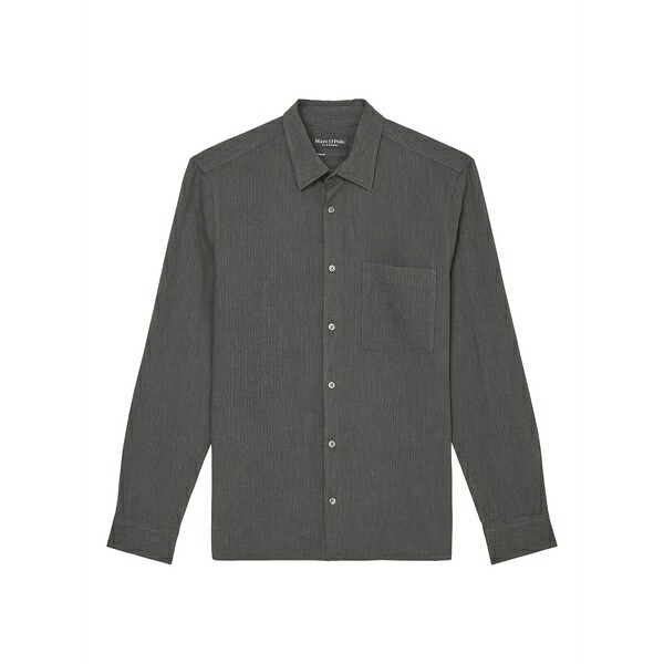 マルコポーロ メンズ プルオーバー トップス Button-up shirt Grey