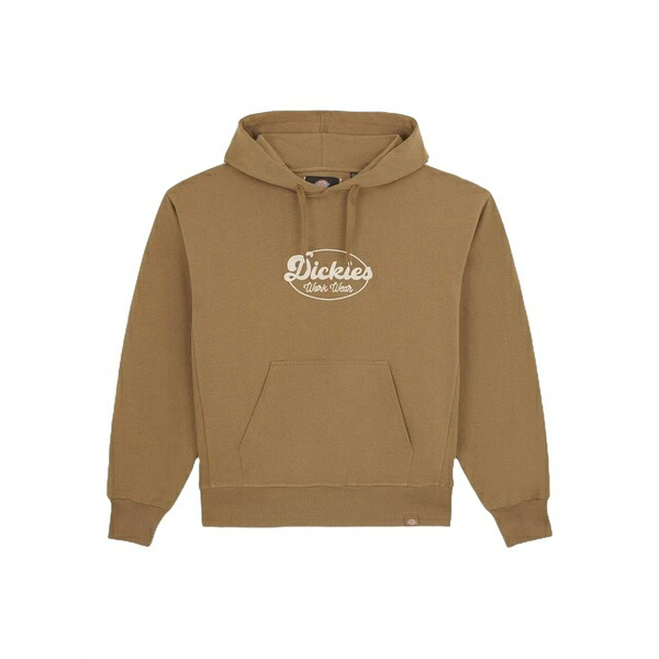 ディッキーズ メンズ パーカー・スウェットシャツ アウター Logo hoodie Brown