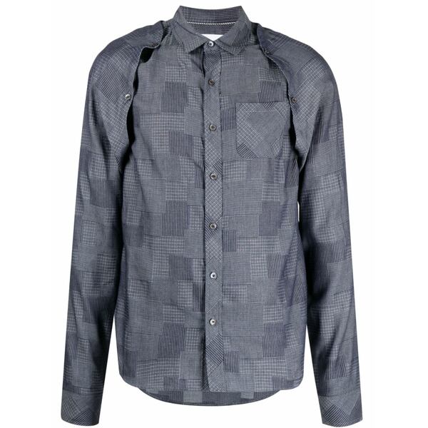 個人的店卸し資産 メンズ プルオーバー トップス The dorian detachable-sleeve shirt Blue