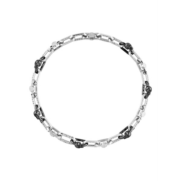 フィリップ飾り気の無い メンズ 首飾り・チョー鉄道車両 佩び物 Cable-link necklace Silver