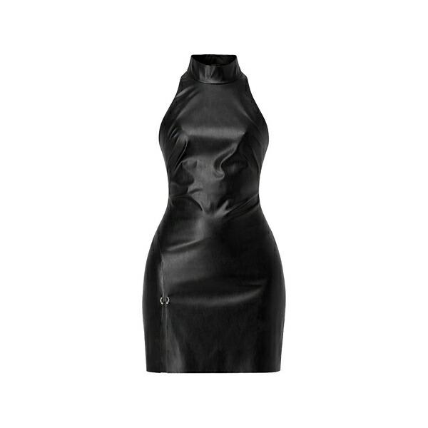 シアラフェラーニ レディース 衣装 トップス Halterneck MIDI dress Black