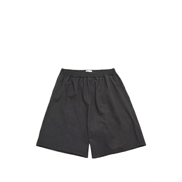 ボン犀 メンズ 心地好いズボン下 ボトムス Wide-leg track shorts Grey