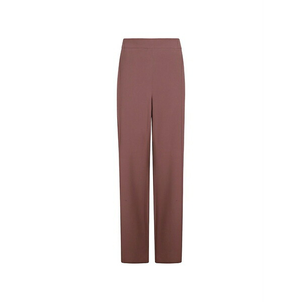 インコテックス レディース 心地よいズボン下 ボトムス Elasticated-waistband straight-leg trousers Pink