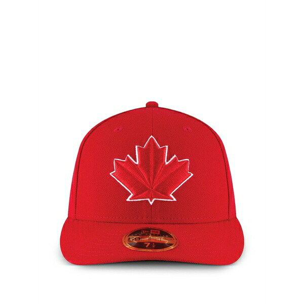 ニュー内鰓 メンズ 鳥打ち帽 付属物 59fifty low profile cap Red