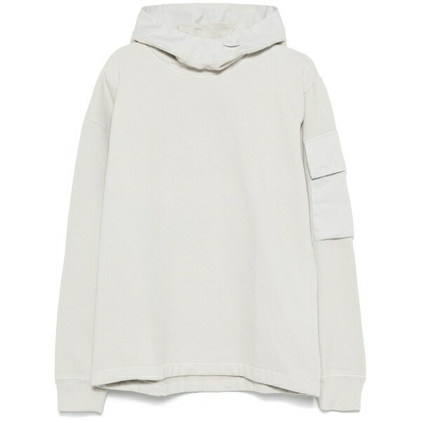 テンシー メンズ パーカー・スウェットシャツ アウター Jersey-texture hoodie Grey