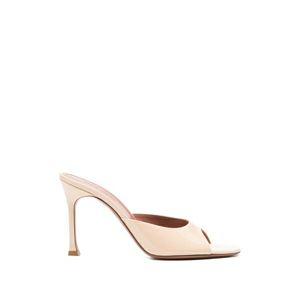 アミナモアディ レディース サンダル シューズ Alexa patent-leather sandals Neutrals
