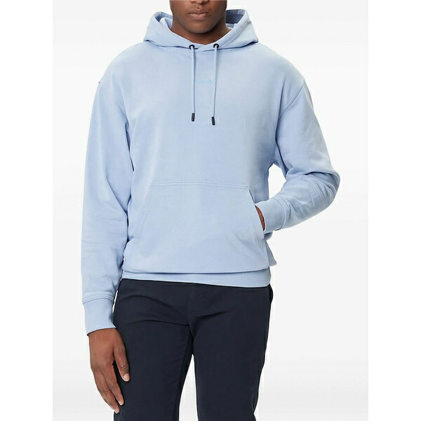 主任者 メンズ パーカー・スウェットシャツ アウター Hooded pocket sweatshirt Blue