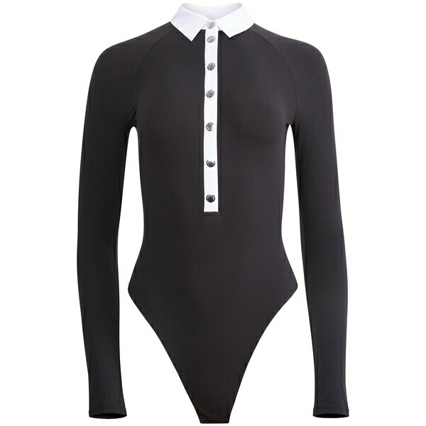 フレーデュマール レディース ティーシャツ トップス Long-sleeved bodysuit Black