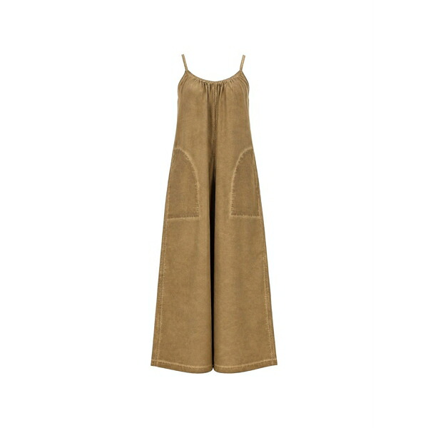 ユマ・一 レディース 衣裳 トップス Scoop-neck jumpsuit Neutrals