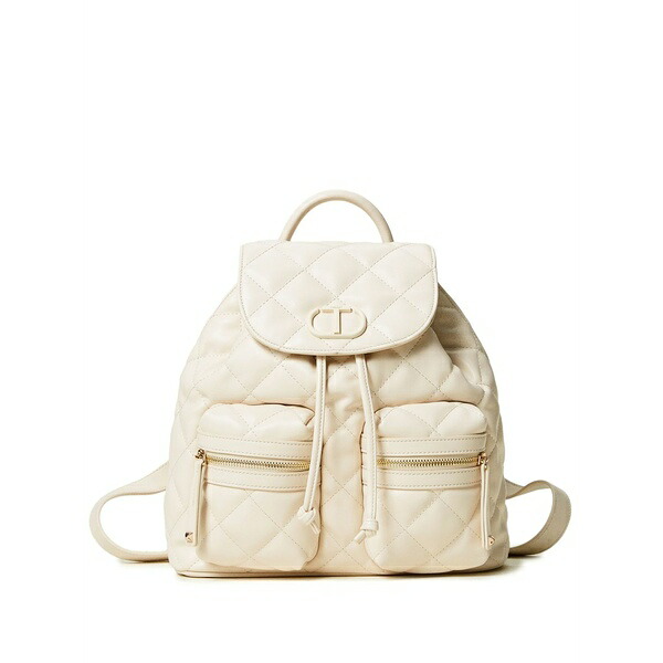 ツイン書き割り レディース うしろ側容器に並べる・背嚢 御徒面子 Quilted backpack Neutrals
