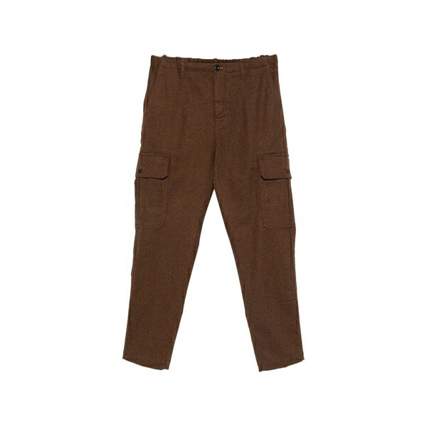 インコテックス メンズ 心地好いズボン下 ボトムス Cargopocket trousers Brown