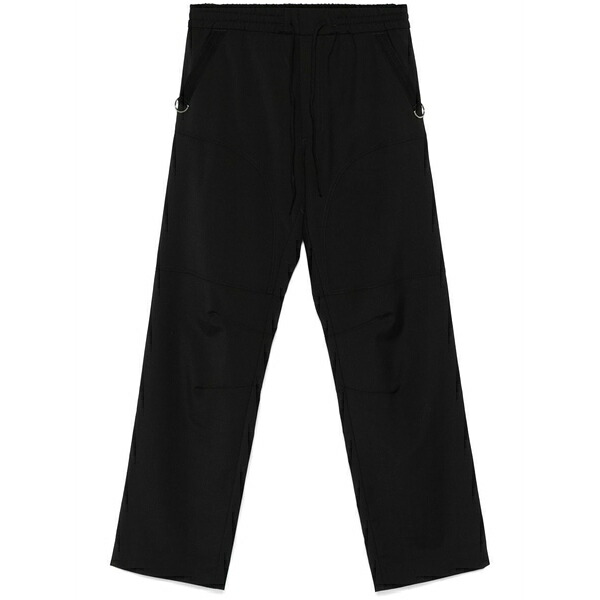 アイスバーグレタス メンズ 心地好いズボン下 ボトムス Straight-leg trousers Black