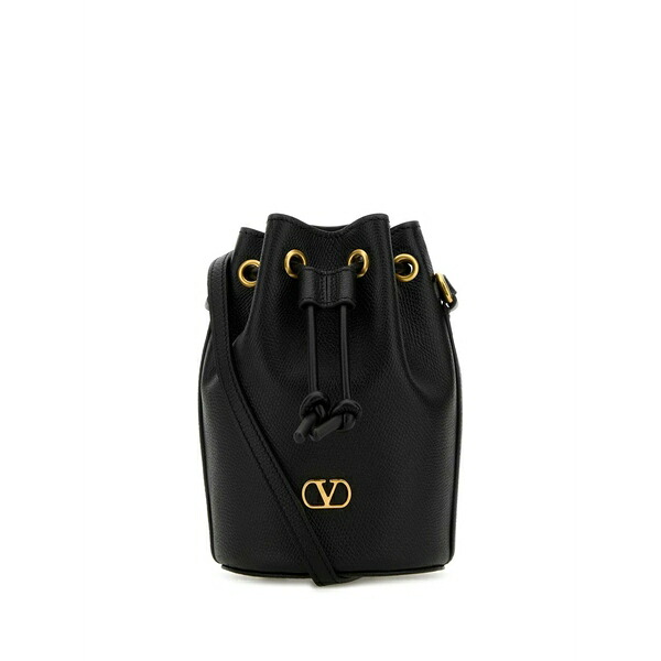 ヴァレンティノ ガラヴァーニ レディース クラッチペダル御徒面子 御徒面子 Leather bucket bag Black