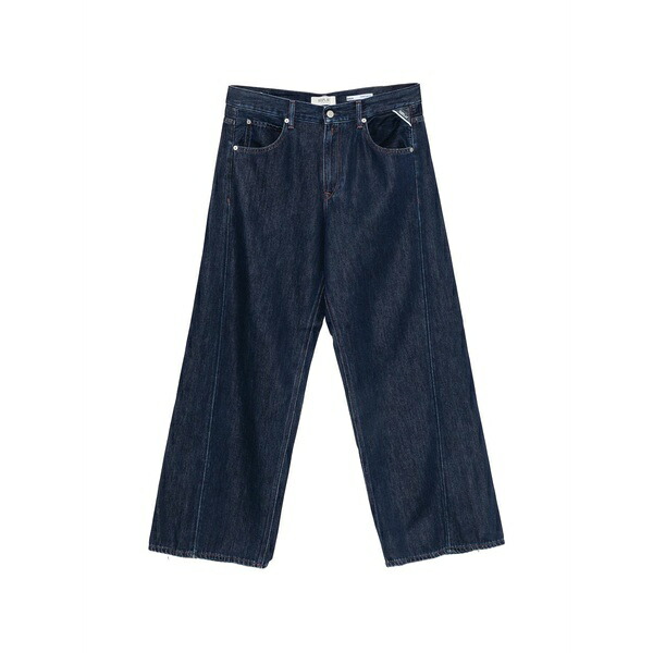 リプレー メンズ 心地よいズボン下 ボトムス Narja pressed-crease jeans Blue