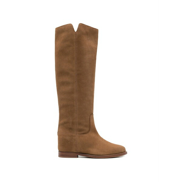 ヴィアローマ15 レディース 心地好いズボン下 ボトムス Knee-length boots Brown