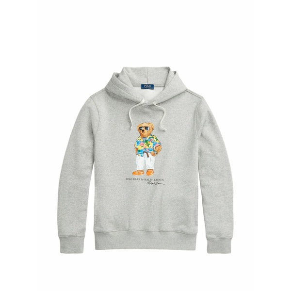 ラルフローレン メンズ パーカー・スウェットシャツ アウター Polo bear graphic-print hoodie Grey
