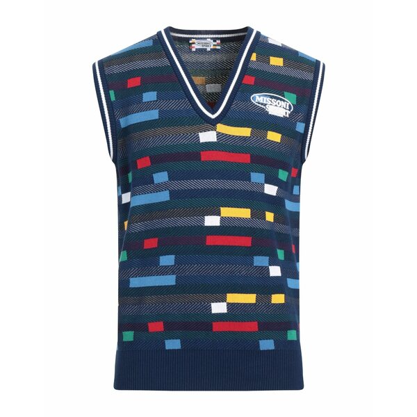 【送料無料】 ミッソーニ レディース ニット&セーター アウター Sweaters Blue|asty