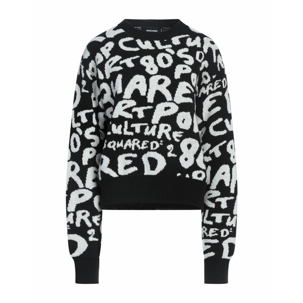 【送料無料】 ディースクエアード レディース ニット&セーター アウター Sweaters Black｜asty