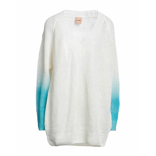 【送料無料】 ヌード レディース ニット&セーター アウター Sweaters White