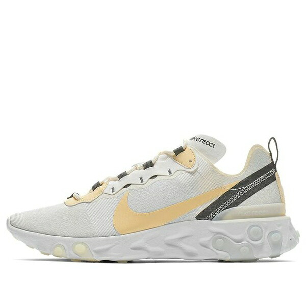 Nike ナイキ メンズ スニーカー  【Nike React Element 55 oft Yellow BQ6166-101】  サイズ US_10.5(28.5cm)